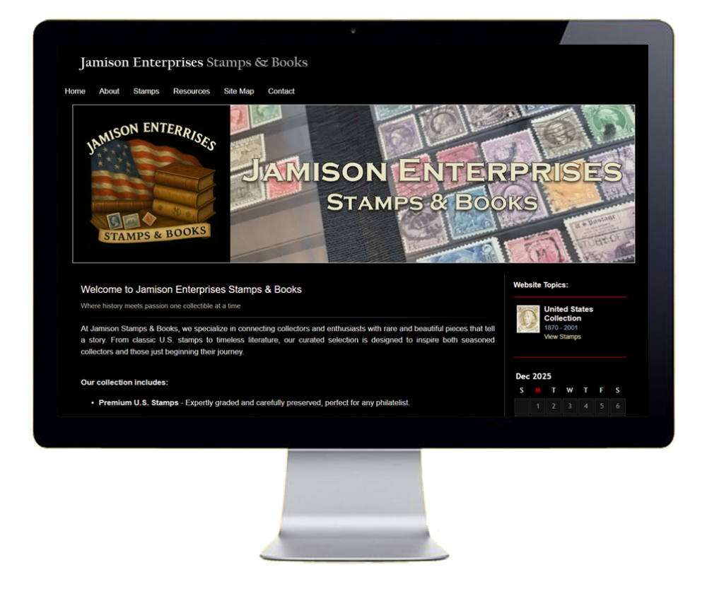 JamisonStamps.com Thumbnail