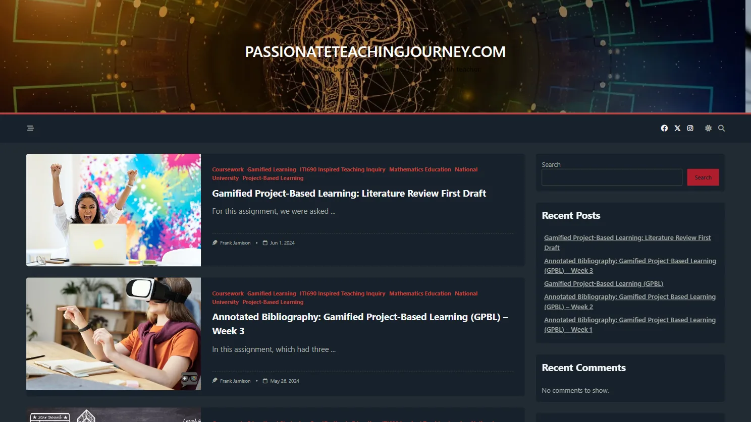 Passionate Teaching Journey - Education Blog